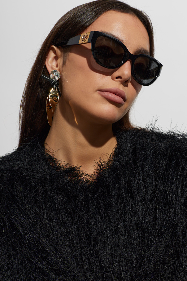 Versace Sunglasses with a bold cat-eye frame