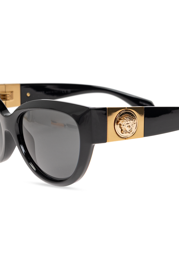 Versace Sunglasses with a bold cat-eye frame