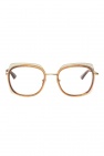 Emmanuelle Khanh GOLD Logo optical glasses