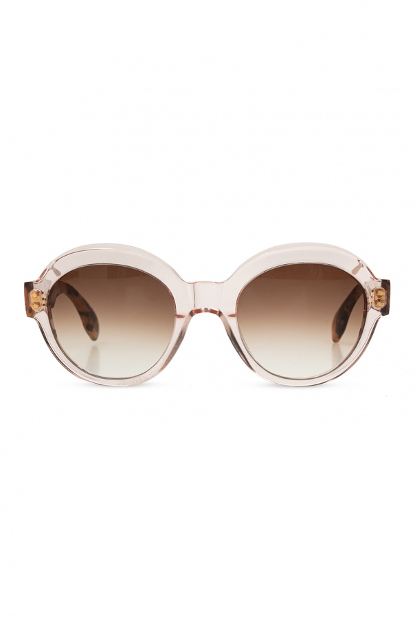 Emmanuelle Khanh Ov1272s Soft Gold Sunglasses