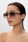Emmanuelle Khanh sunglasses round-frame with logo