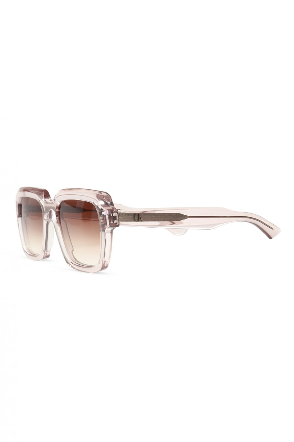 Emmanuelle Khanh Max Mara square-frame sunglasses Braun