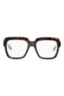 Emmanuelle Khanh BROWN Eyeglasses with logo