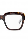 Emmanuelle Khanh BROWN Eyeglasses with logo