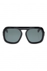 carolinalemke unisex stage aviator sunglasses in matte black with smoke lens