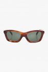 sunglasses with logo emmanuelle khanh glasses blanc
