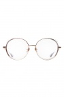 Emmanuelle Khanh GOLD Logo optical glasses
