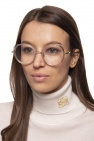 Emmanuelle Khanh GOLD Logo optical glasses