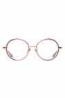 Emmanuelle Khanh PINK Logo optical glasses