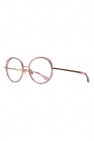 Emmanuelle Khanh PINK Logo optical glasses