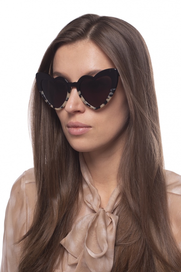 Saint Laurent ‘SL 181’ sunglasses with heart pilot
