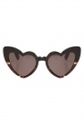 GV Piercing cat-eye velvet sunglasses