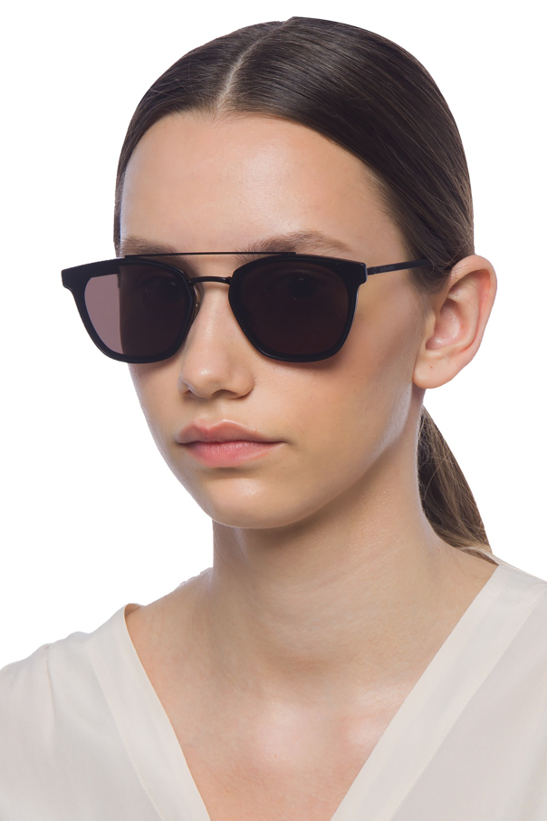 Saint Laurent Sunglasses with a logo