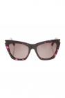 Versace Black Pilot Shield Sunglasses