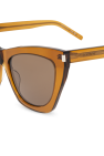Saint Laurent BROWN Sunglasses SL 214 Kate