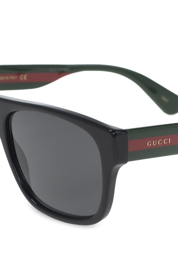 Gucci Web stripe sunglasses