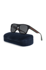 Gucci BLACK Web stripe sunglasses