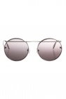 White Gold Sunglasses Metallic