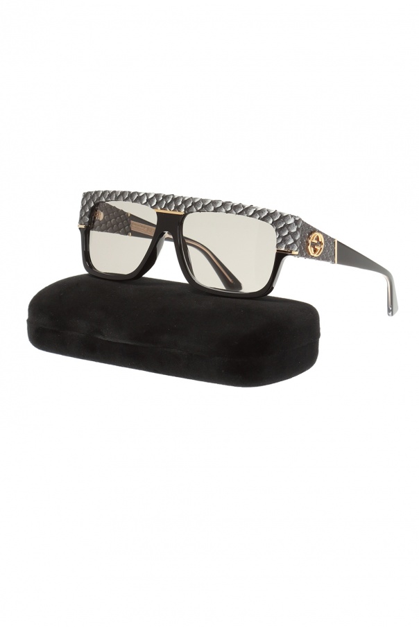 gucci snakeskin sunglasses
