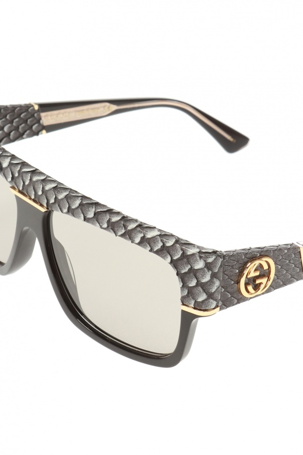 gucci snakeskin sunglasses