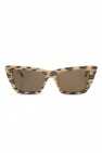 Eyewear tortoise-shell square-frame sunglasses