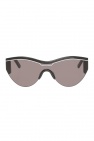 Balenciaga Eyewear logo-plaque cat-eye sunglasses Schwarz