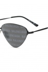 Balenciaga TBS119 round-frame sunglasses RALPH Black