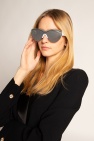 Balenciaga logo sunglasses saint laurent glasses