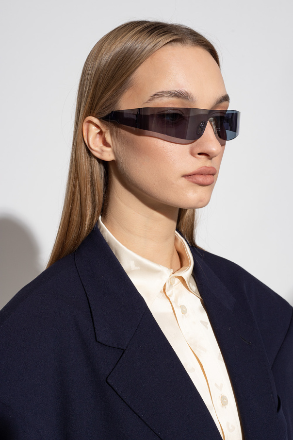 Balenciaga ‘Mono Rectangle’ aviator-frame sunglasses