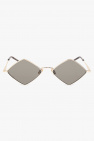Dries Van Noten Green Linda Farrow Edition Cat-Eye Sunglasses