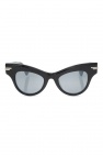 Cat-eye Metal Sunglasses W Charms