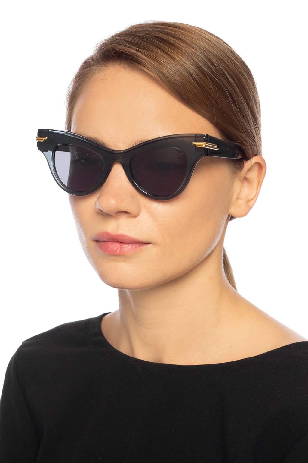 Bottega Veneta Logo-embossed sunglasses