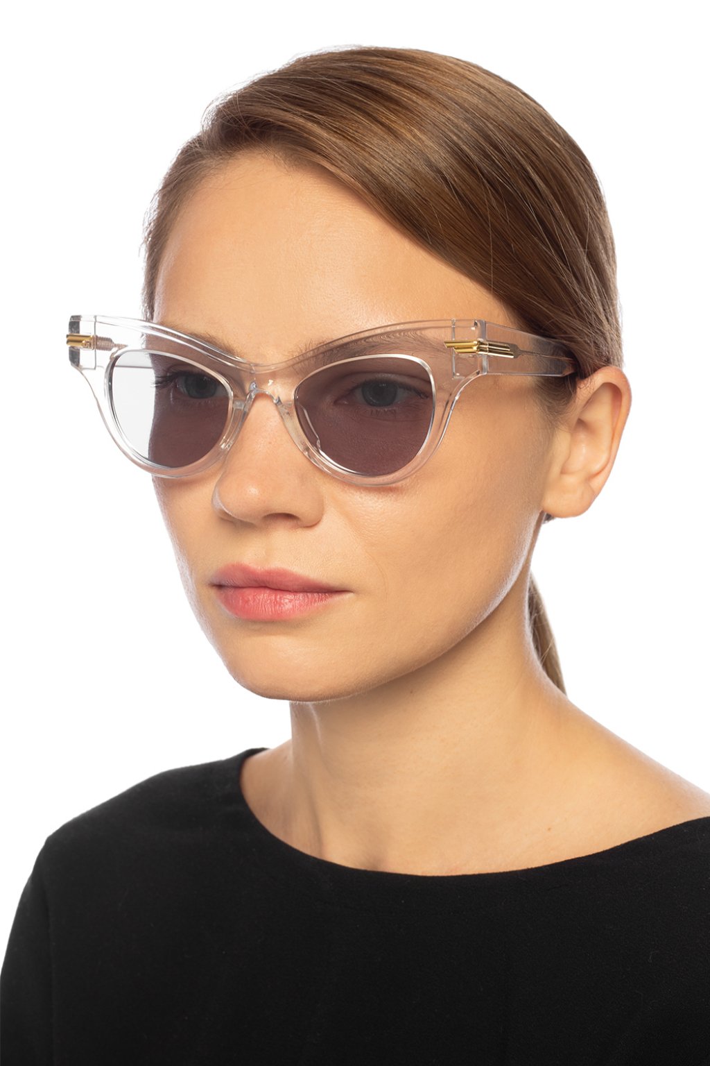 Bottega Veneta Logo-embossed sunglasses