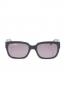 bottega veneta eyewear black cat-eye sunglasses