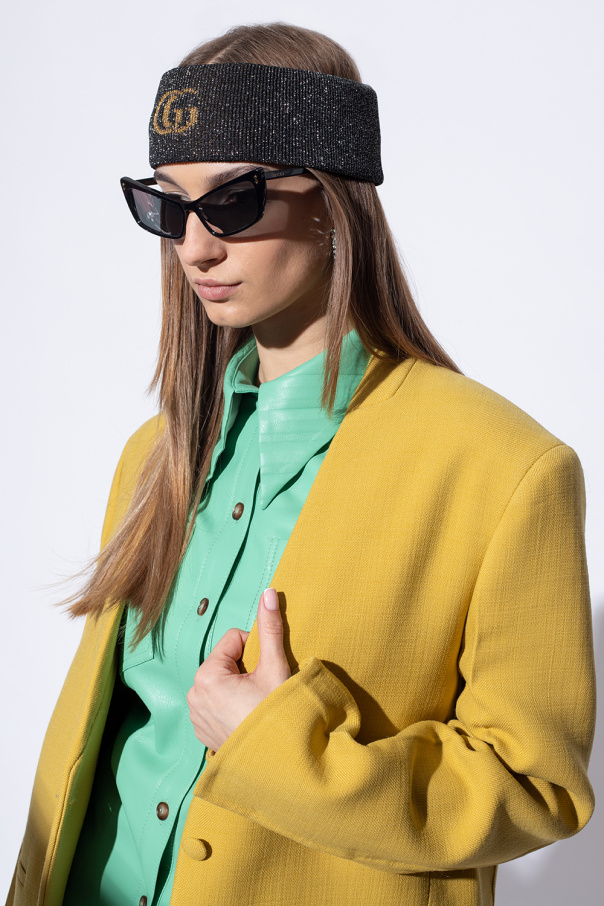 Gucci rectangle-frame sunglasses Nero