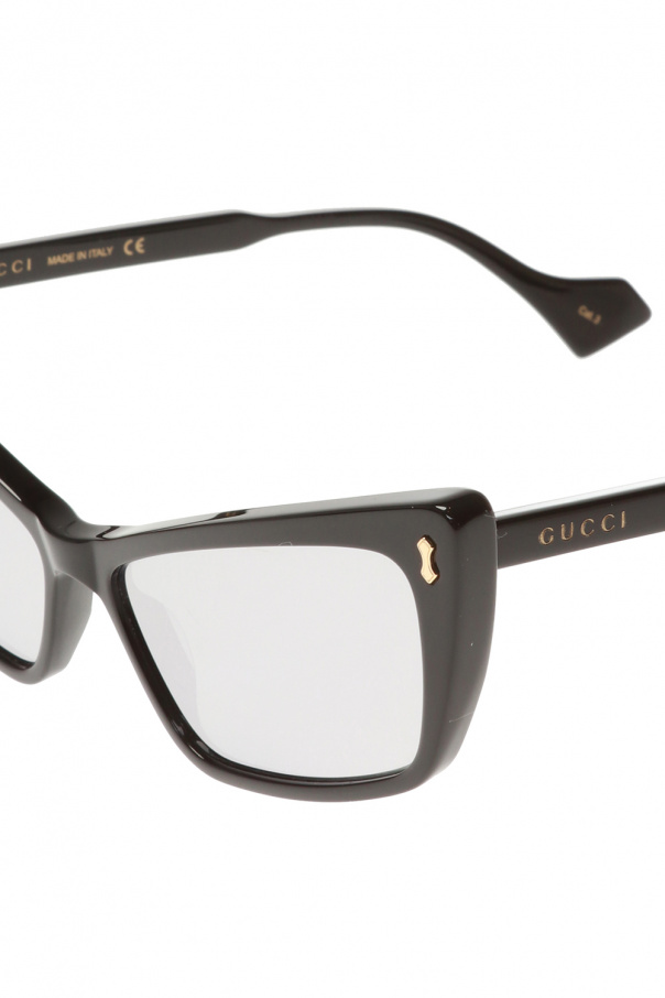 Gucci Marc Jacobs 2 S mirrored aviator sunglasses
