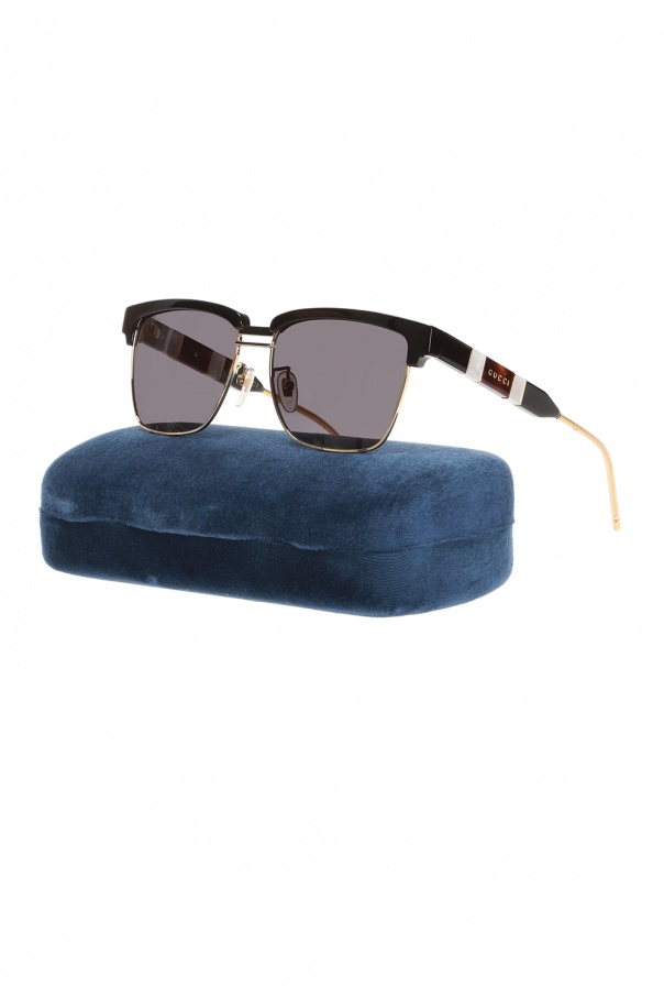 Gucci Blue sunglasses with logo