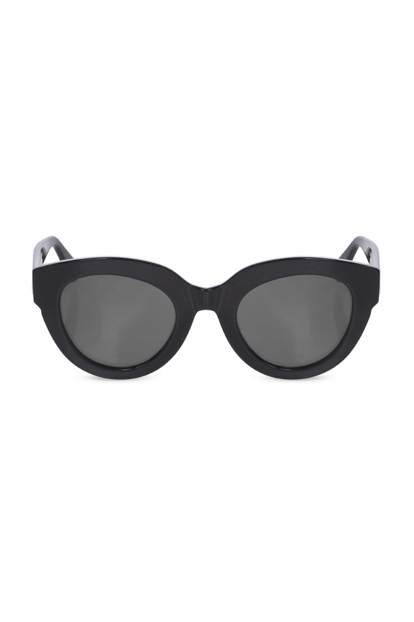 Emmanuelle Khanh Brown sunglasses with logo