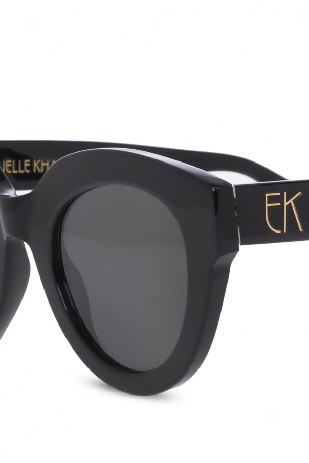 Emmanuelle Khanh Sunglasses Silver with logo