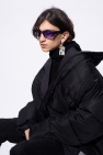 Balenciaga Karl Lagerfeld cat eye-frame tortoiseshell sunglasses