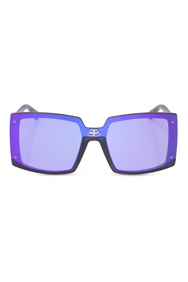 Balenciaga Mirror sunglasses with logo