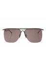 Balenciaga Dita Gold & Black META-EVO Two Sunglasses