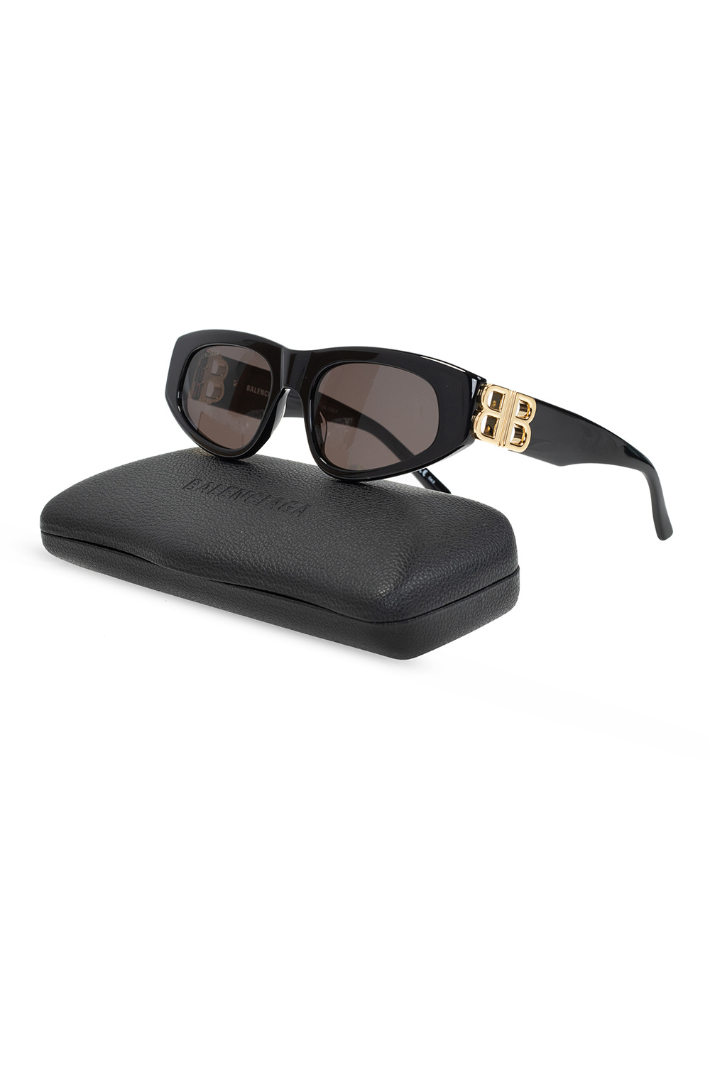 Balenciaga two-tone square frame sunglasses