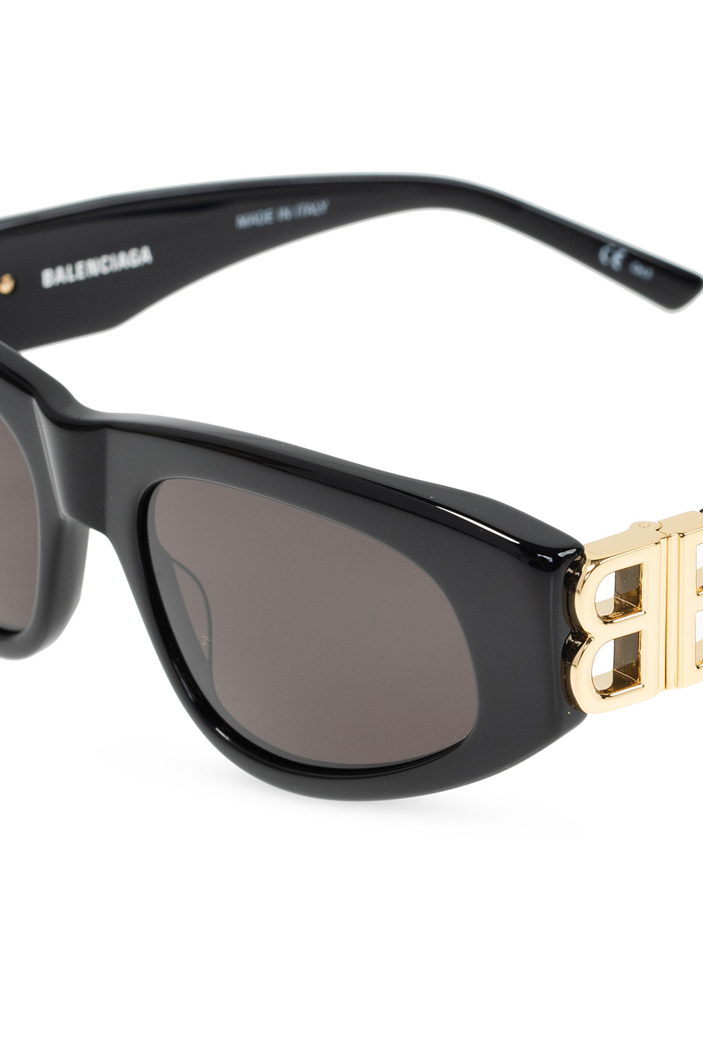 Balenciaga two-tone square frame sunglasses