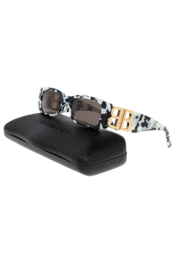 Balenciaga Okulary przeciwsłoneczne ‘Dynasty Rectangle’