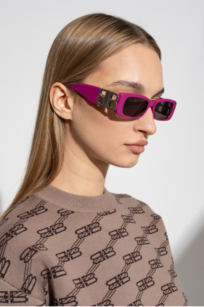 ‘dynasty rectangle’ sunglasses od Balenciaga