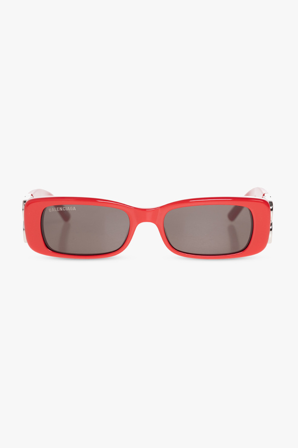 Balenciaga ‘Dynasty Rectangle’ Poppy sunglasses