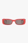 Frameless Square Bevelled Metal Sunglasses