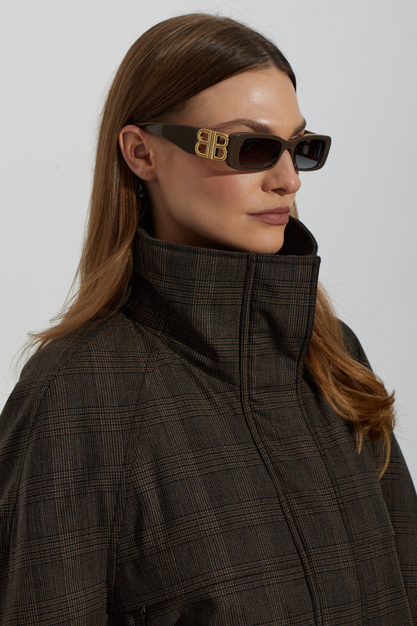Balenciaga Rectangular low-profile sunglasses