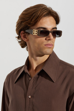 Balenciaga Rectangular low-profile sunglasses